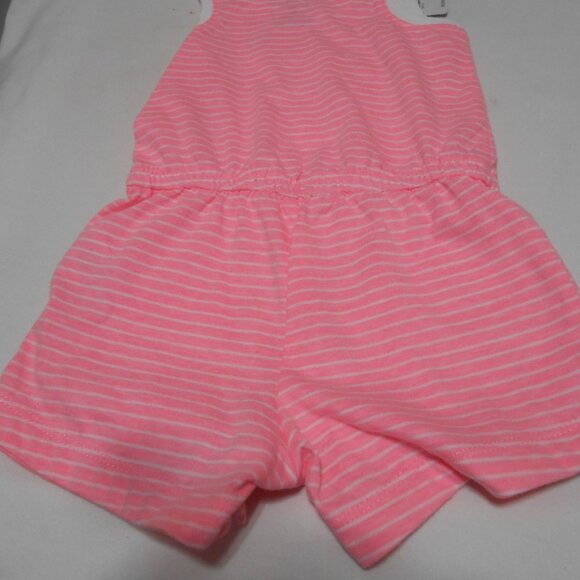 NEW BABY GIRL SIZE 6 MONTHS CARTER'S ONE PIECE ROMPER ONESIE OUTFIT PINK 👶 - Picture 8 of 9